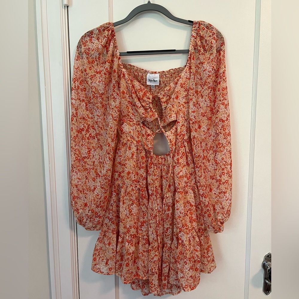 Isabella’s Cabinet sky to moon long sleeve dress